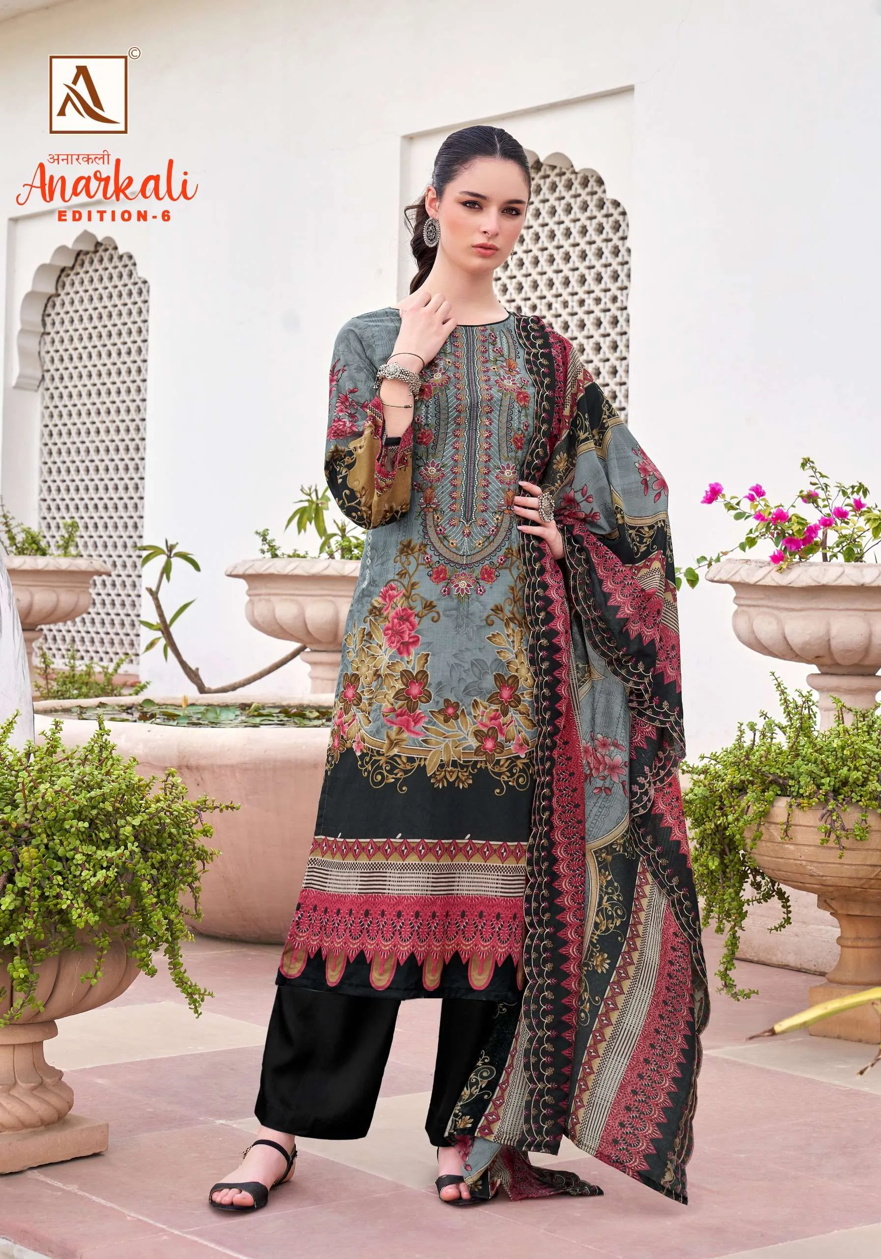 Alok Suits Anarkali Vol 6 Semi Stitched Suits