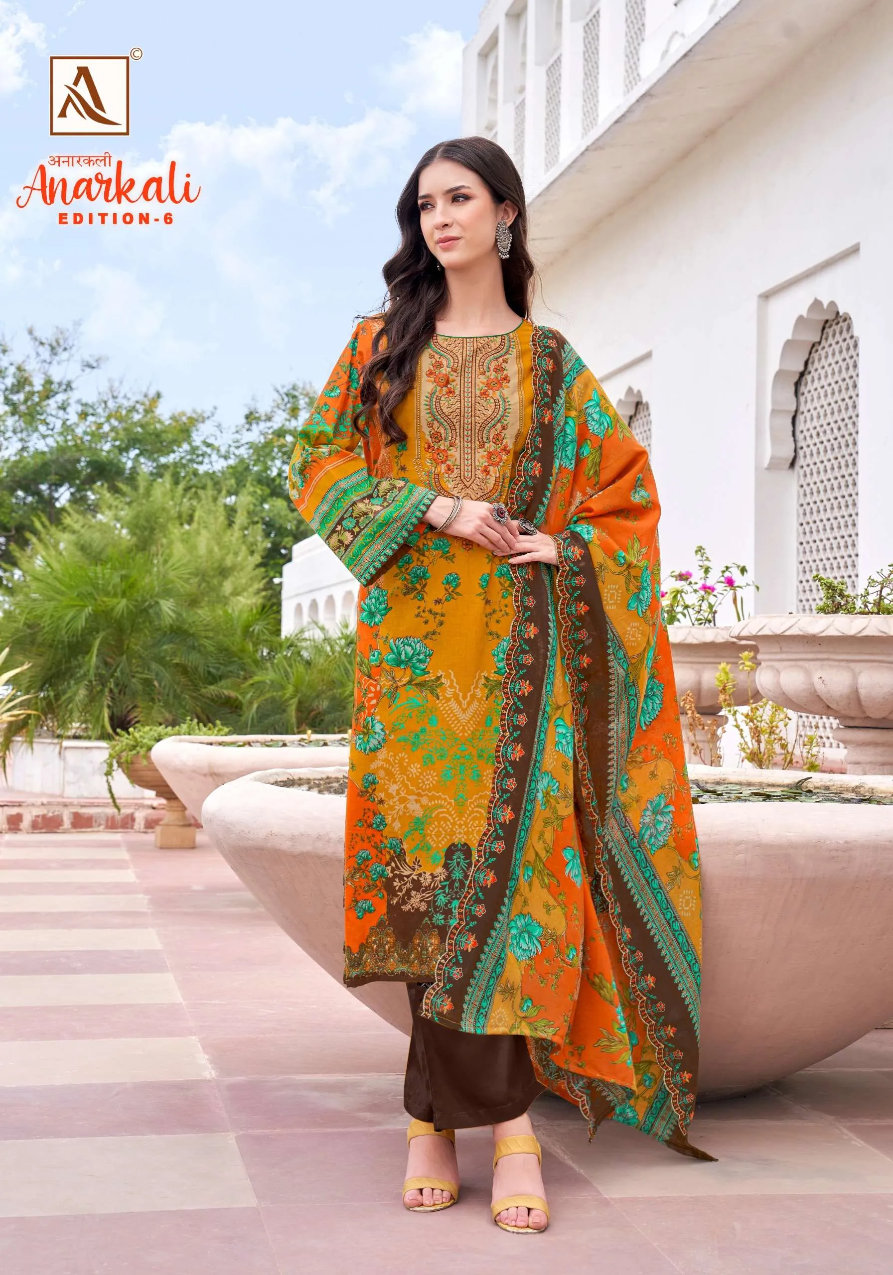 Alok Suits Anarkali Vol 6 Semi Stitched Suits