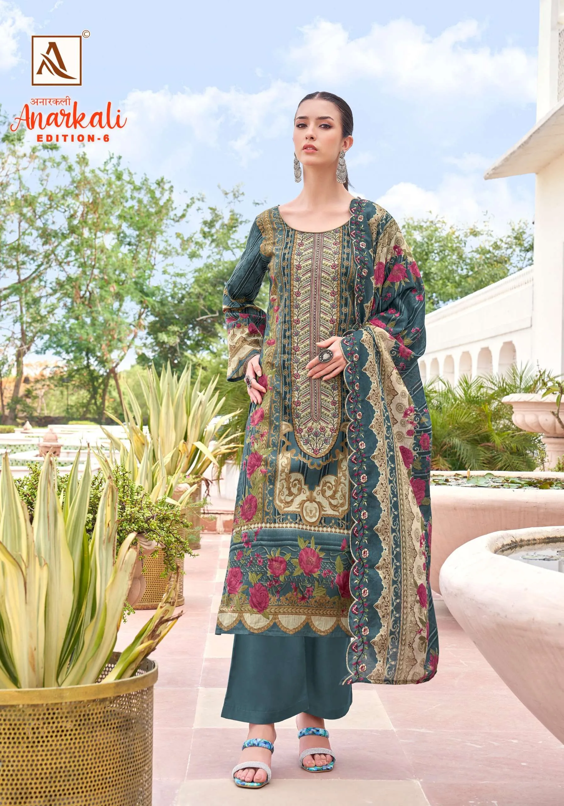 Alok Suits Anarkali Vol 6 Semi Stitched Suits