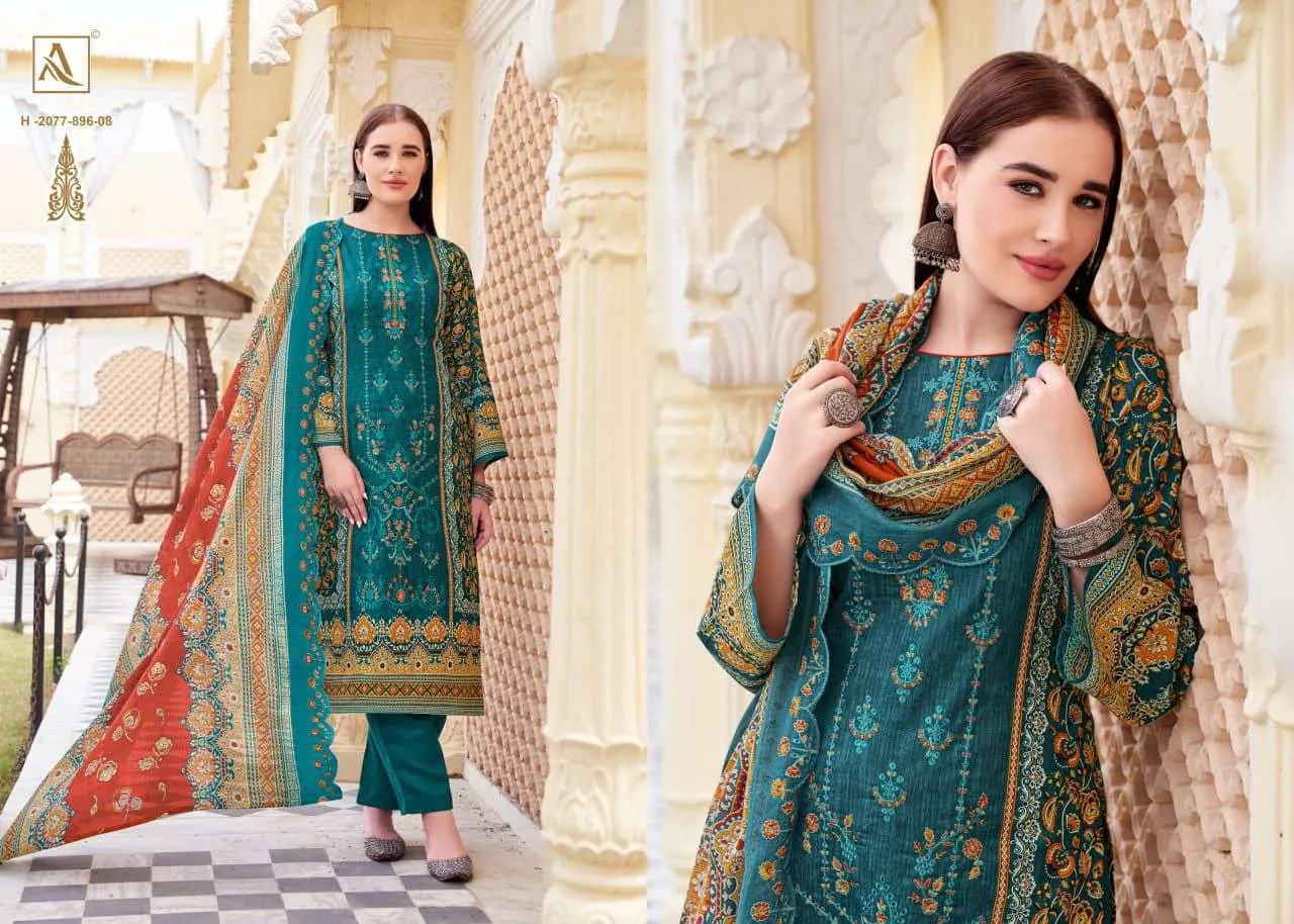 Alok Suits Bin Saeed Vol 12 Semi Stitched Suits