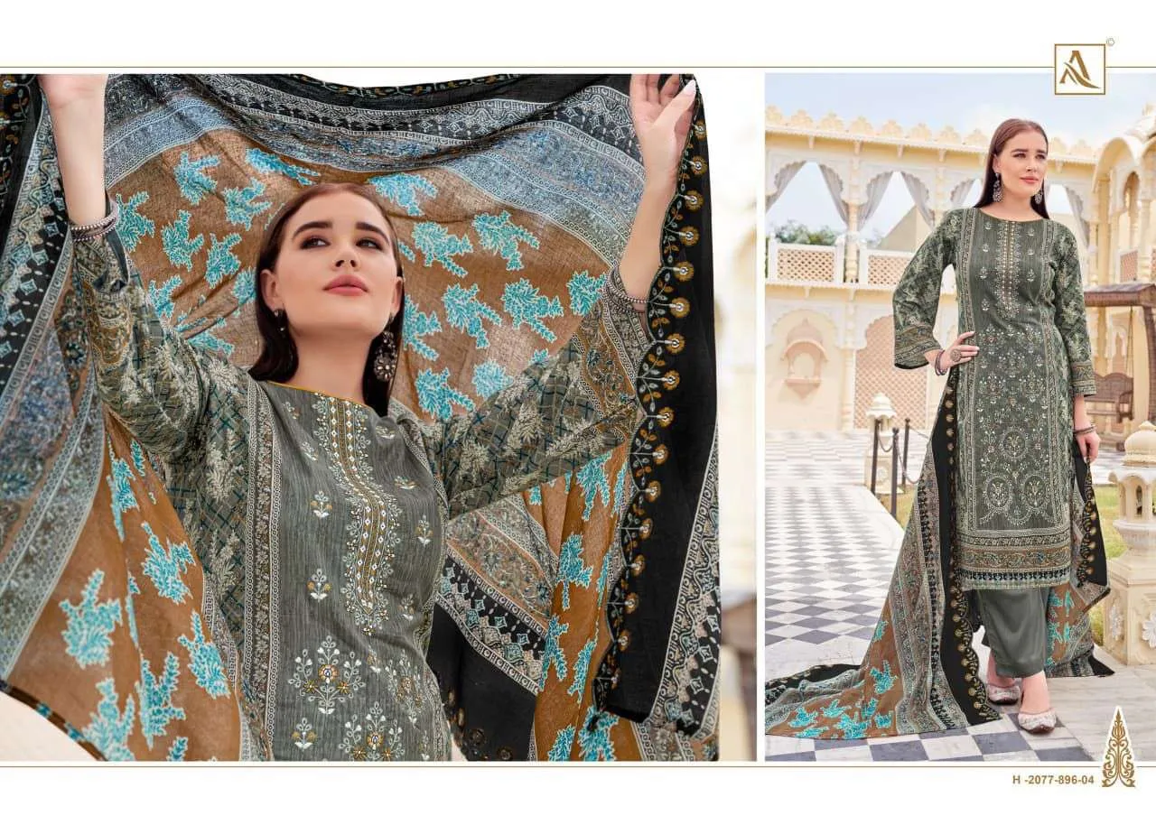 Alok Suits Bin Saeed Vol 12 Semi Stitched Suits