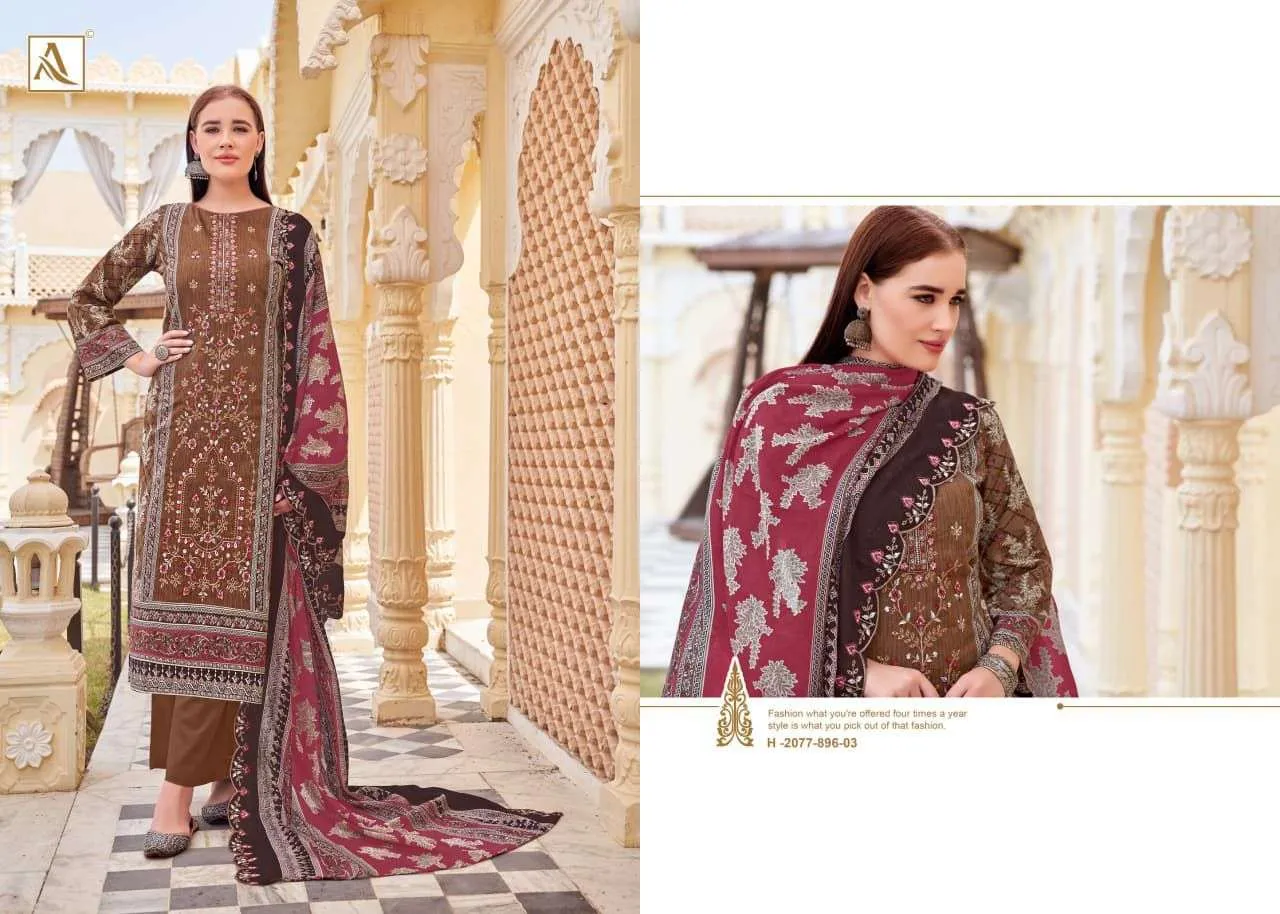 Alok Suits Bin Saeed Vol 12 Semi Stitched Suits