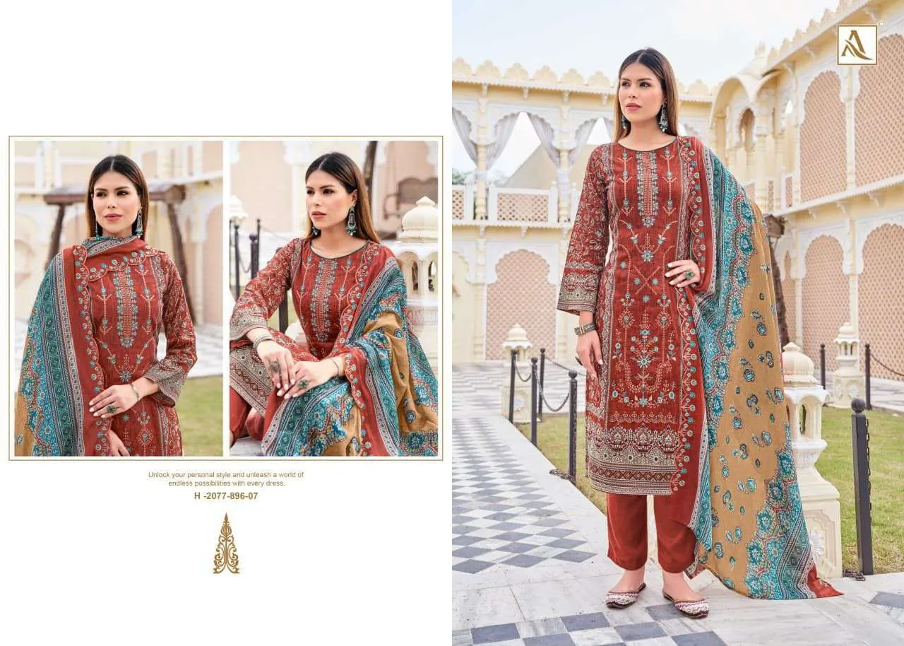 Alok Suits Bin Saeed Vol 12 Semi Stitched Suits