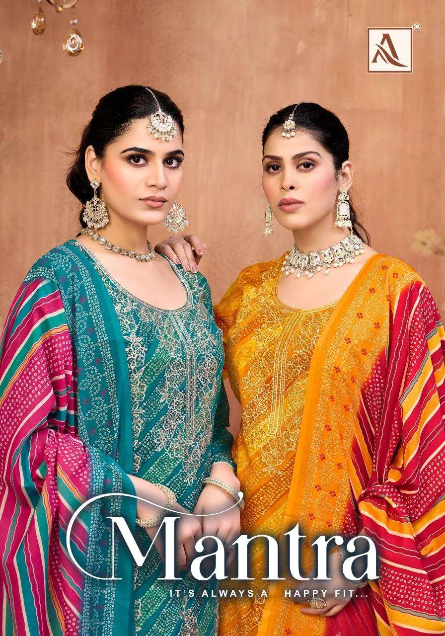 Alok Suits Mantra Semi Stitched Suits