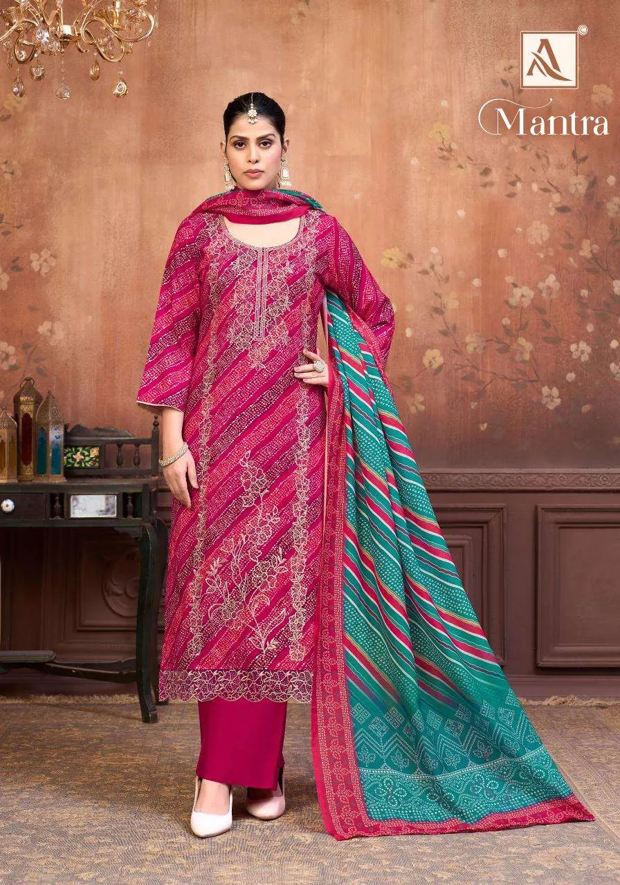 Alok Suits Mantra Semi Stitched Suits