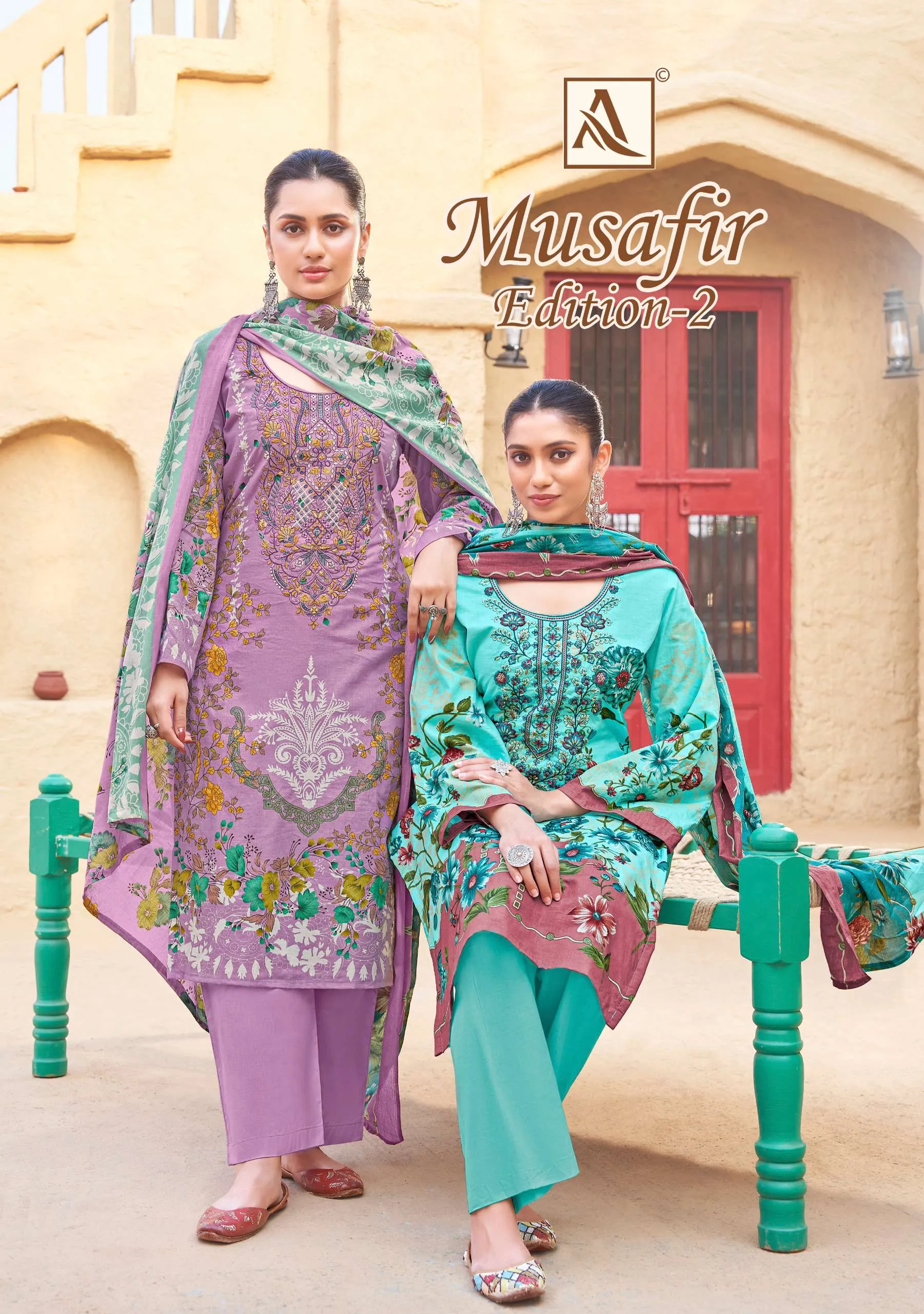 Alok Suits Musafir Edition 2 Semi Stitched Suits