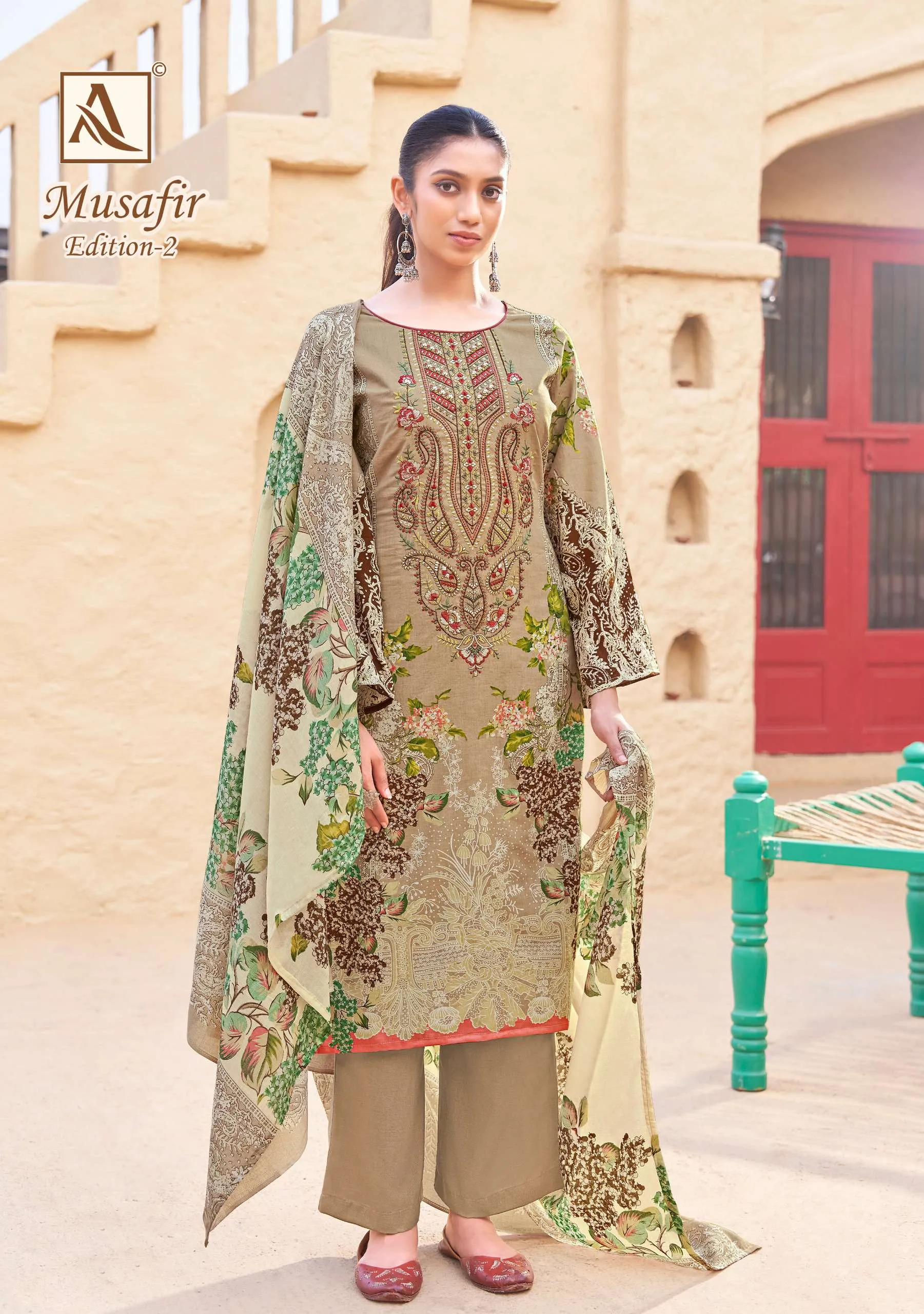 Alok Suits Musafir Edition 2 Semi Stitched Suits