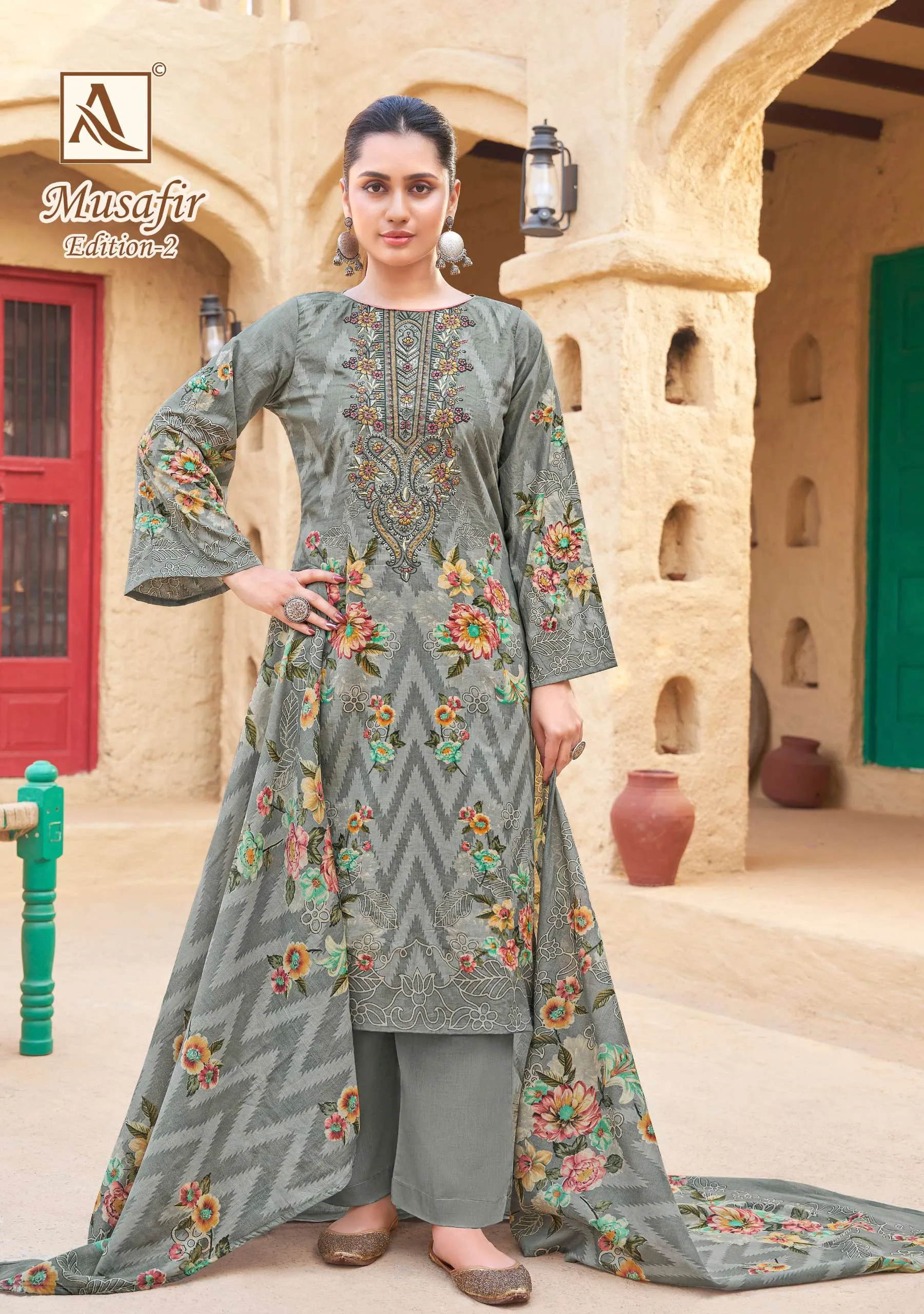 Alok Suits Musafir Edition 2 Semi Stitched Suits