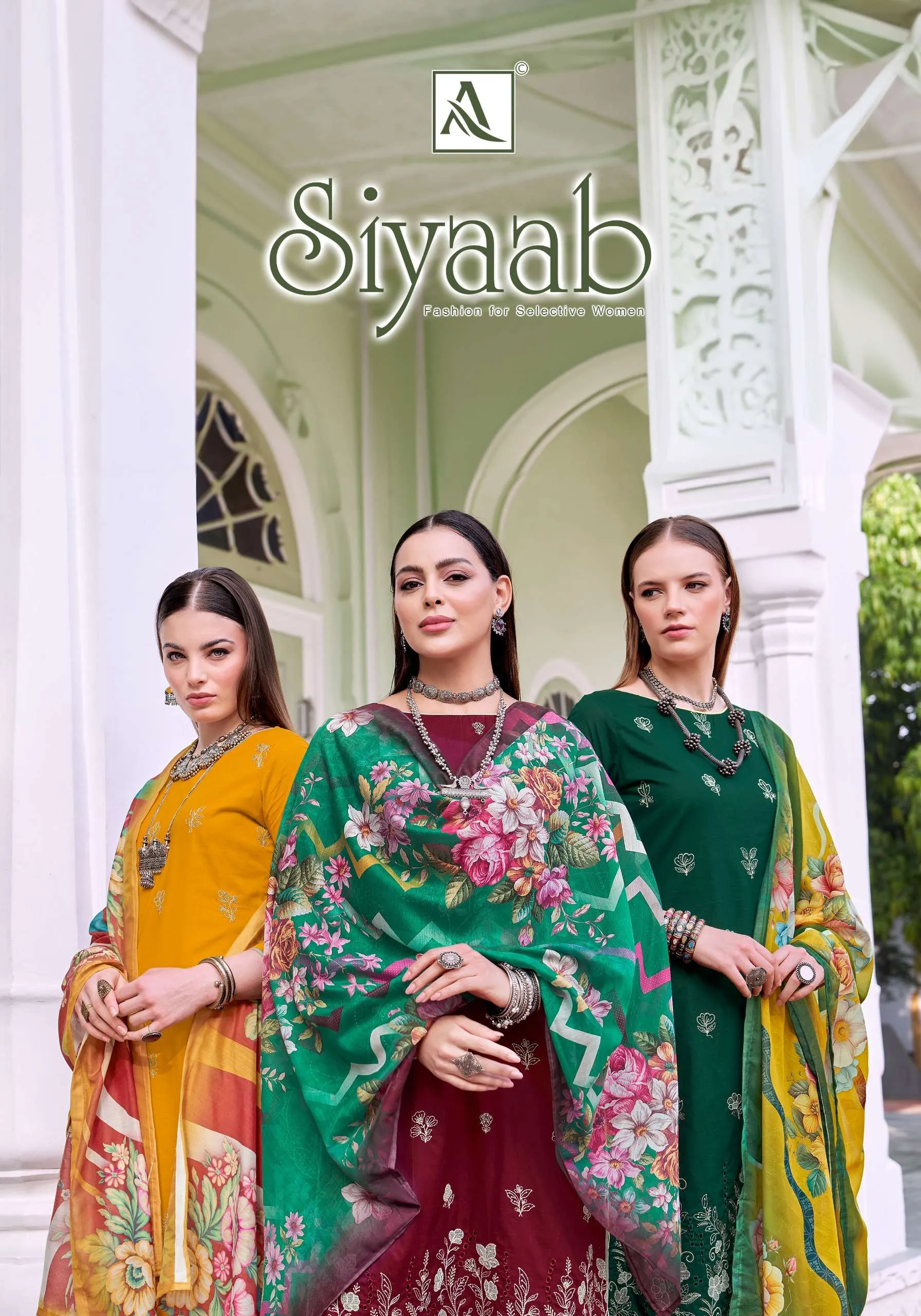 Alok Suits Siyaab Semi Stitched Suits