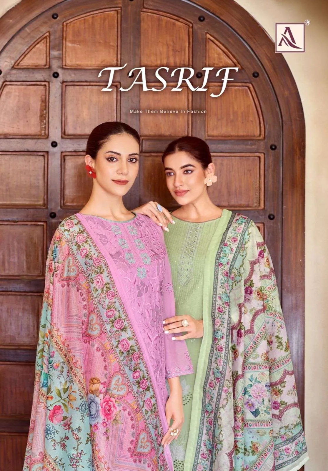Alok Suits Tasrif Semi Stitched Suits