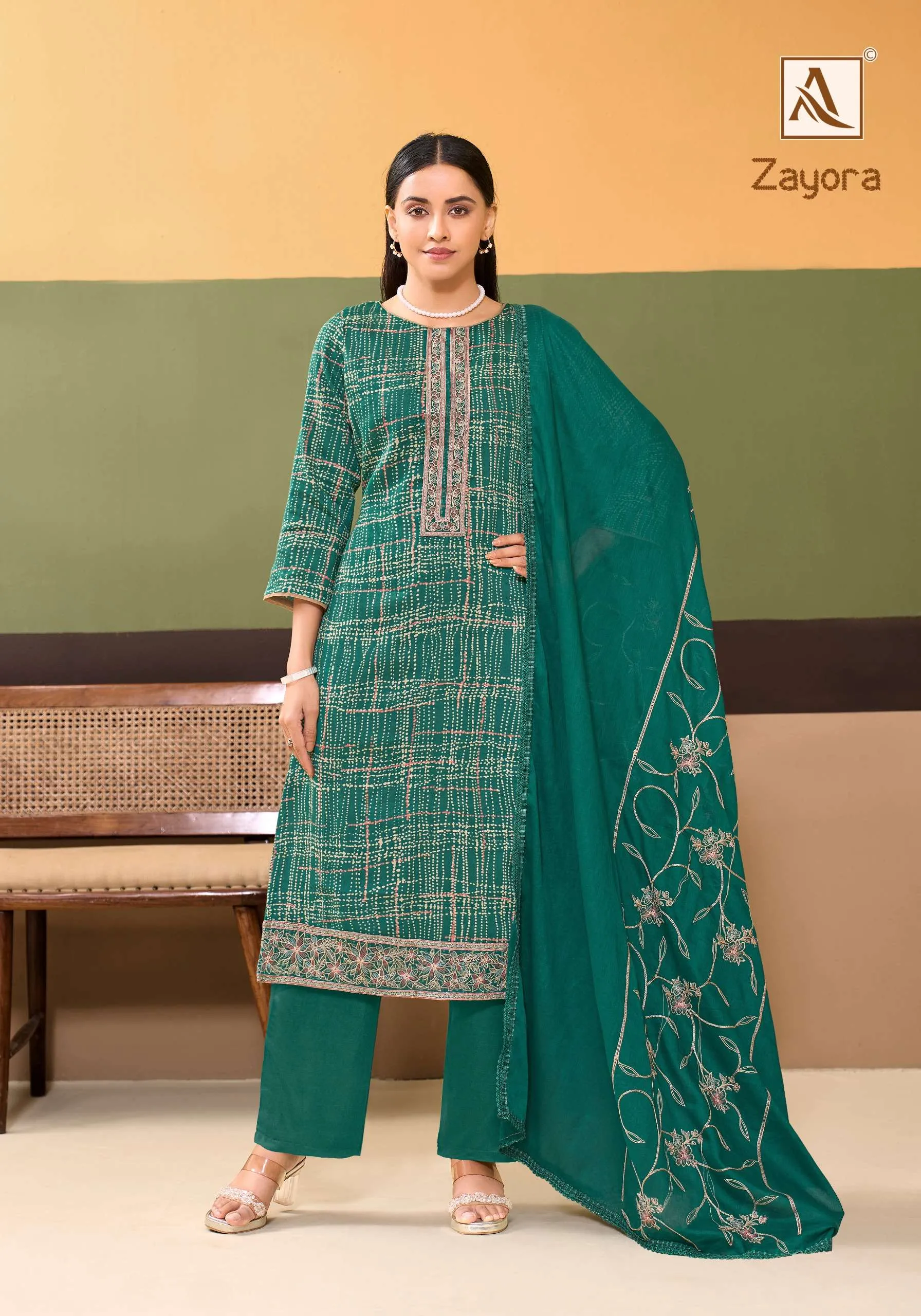 Alok Suits Zayora Semi Stitched Suits