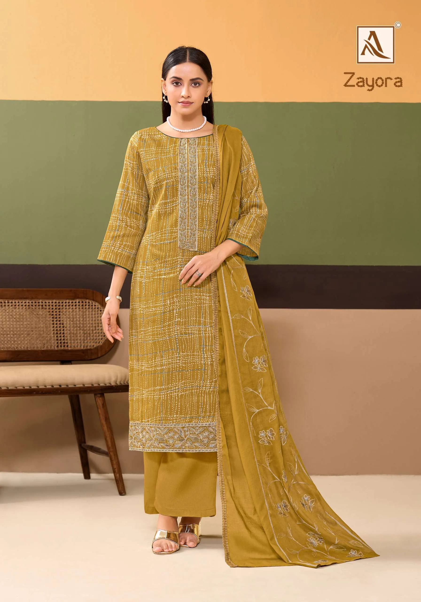 Alok Suits Zayora Semi Stitched Suits
