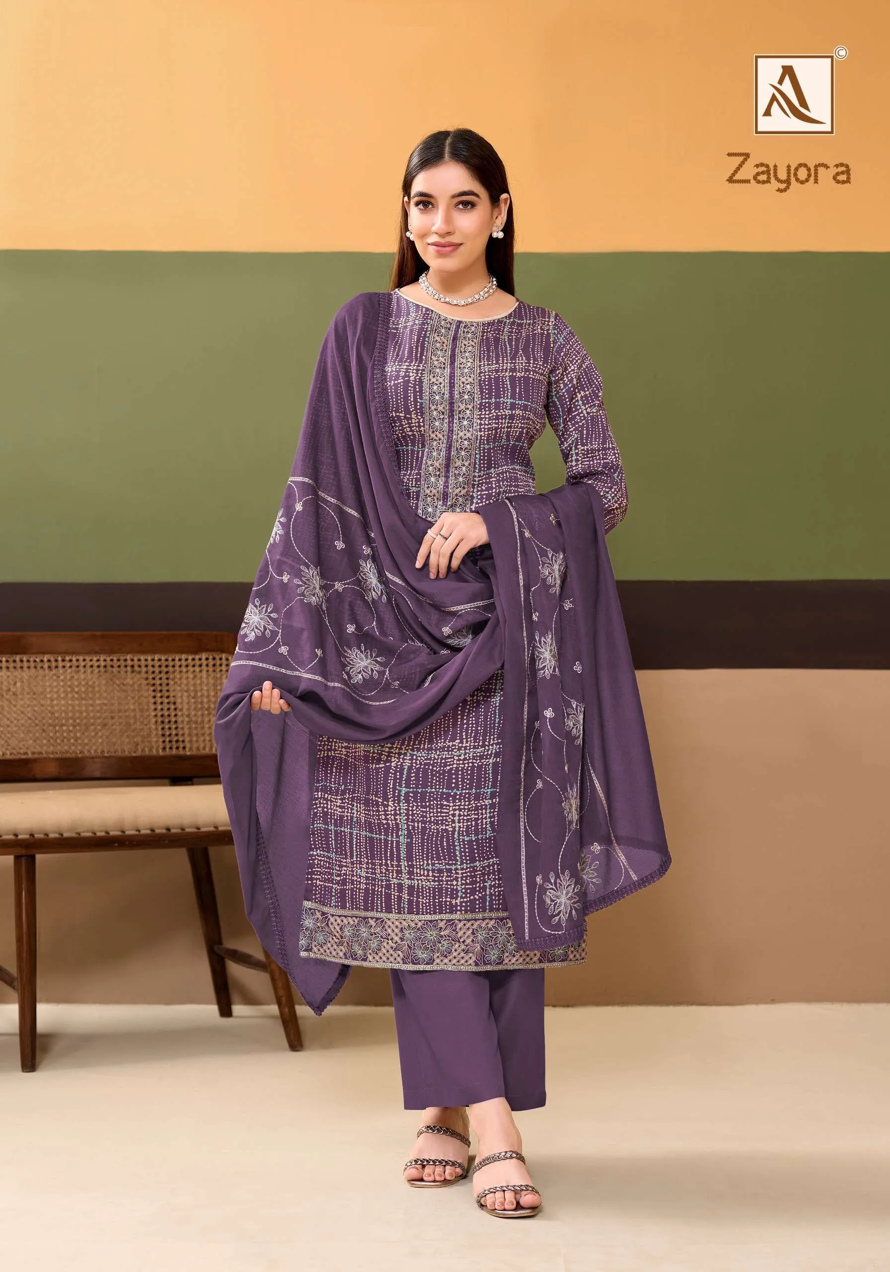 Alok Suits Zayora Semi Stitched Suits