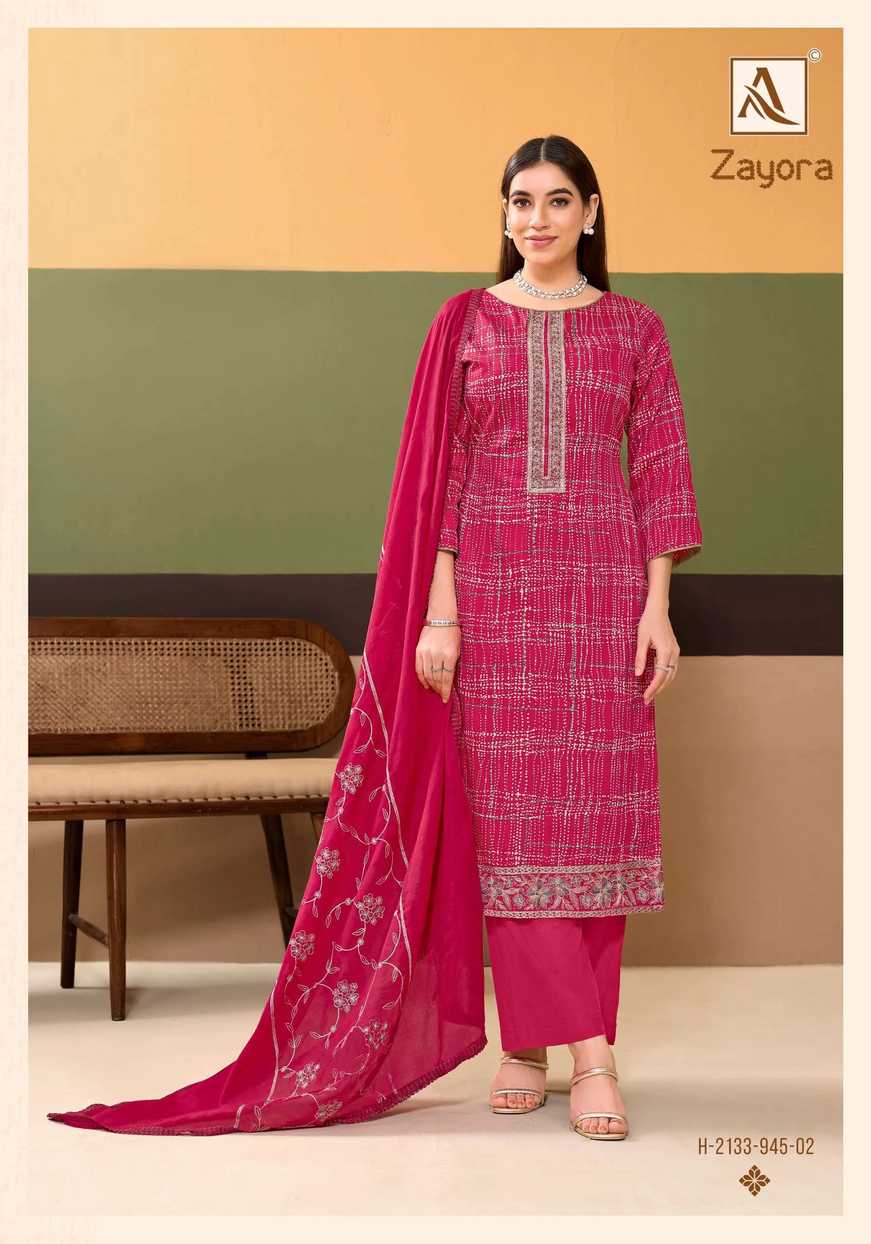 Alok Suits Zayora Semi Stitched Suits