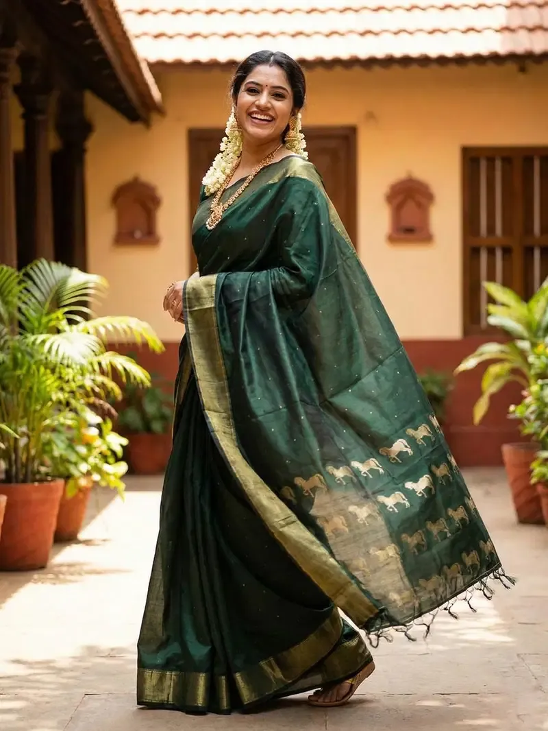 Ast Rajashree Soft Silk Festival Saree Collection with Latkan Sarees