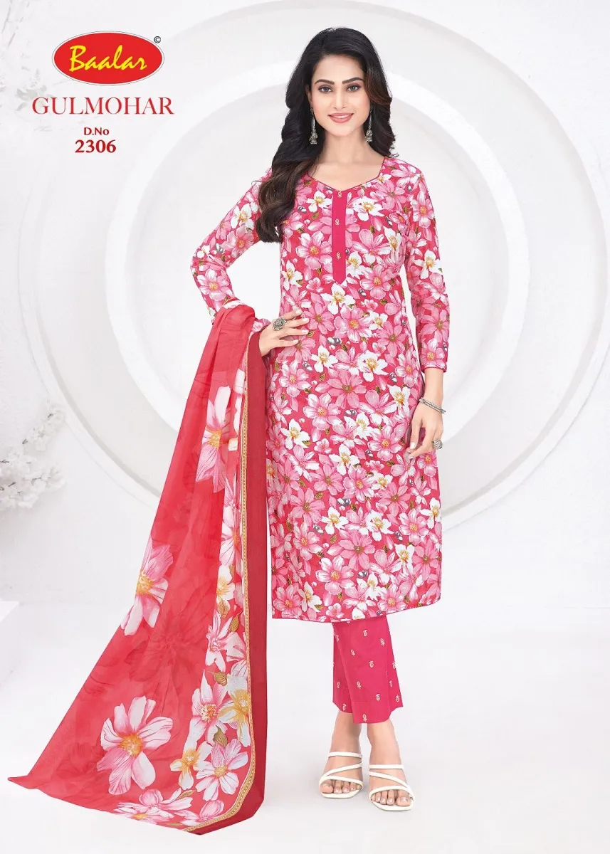 Baalar Gulmohar Vol 3 Unstitched Suits