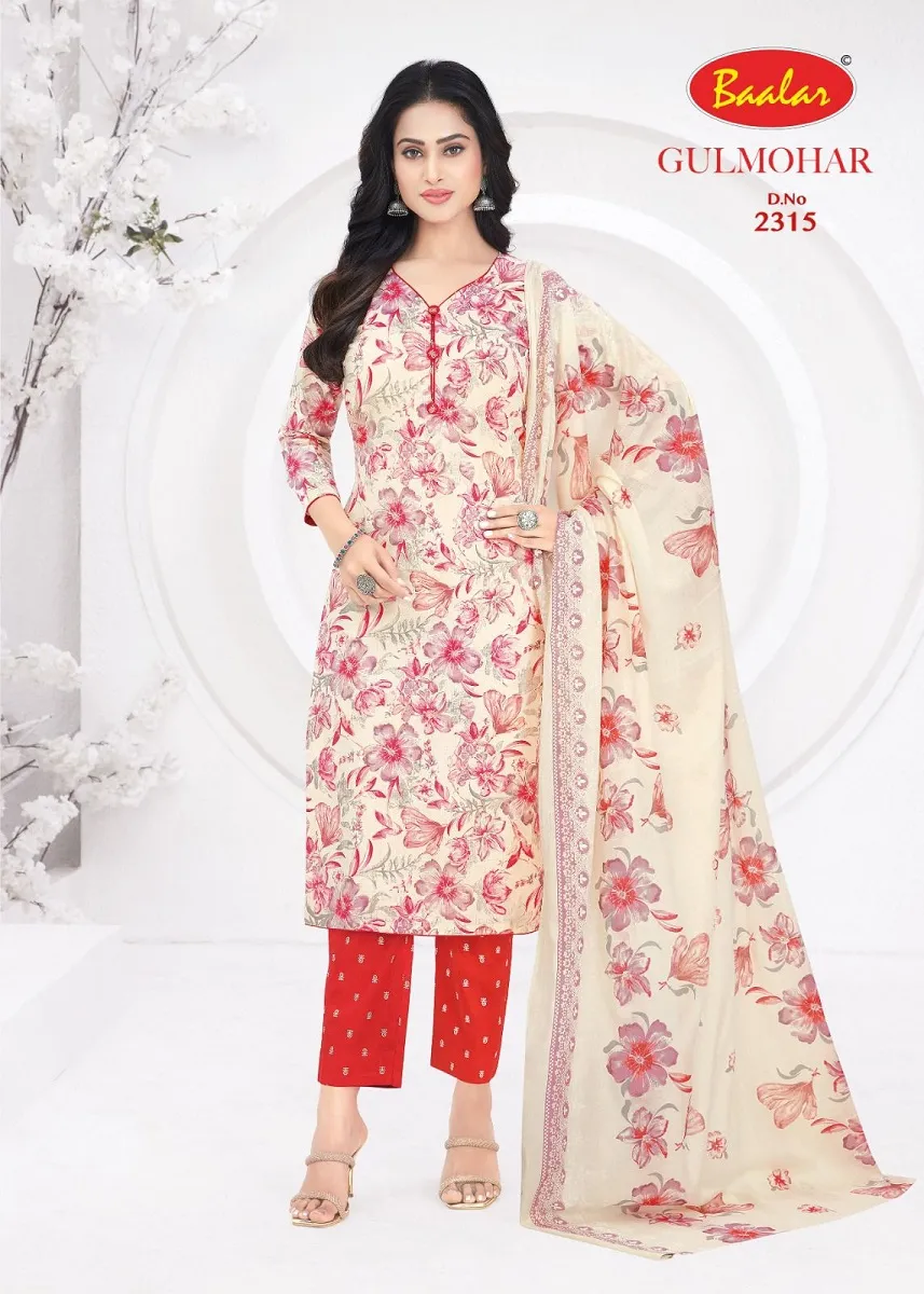 Baalar Gulmohar Vol 3 Unstitched Suits