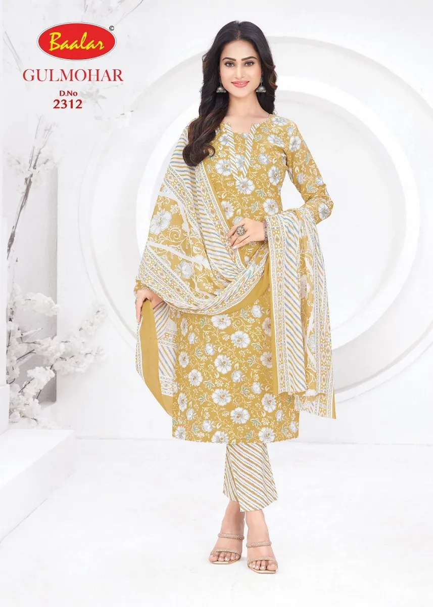Baalar Gulmohar Vol 3 Unstitched Suits