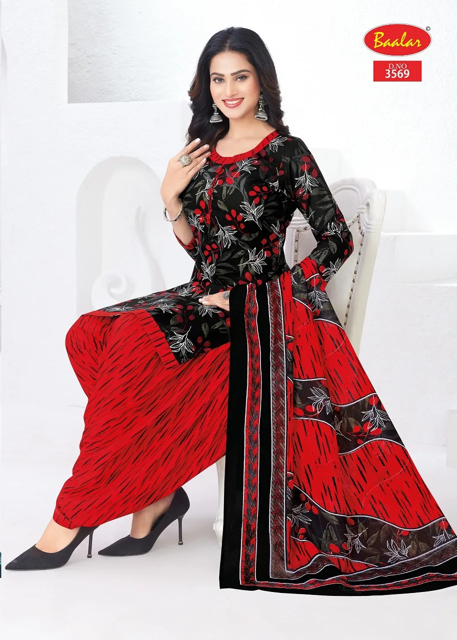 Baalar Zaara Patiyala Vol 35 Unstitched Suits