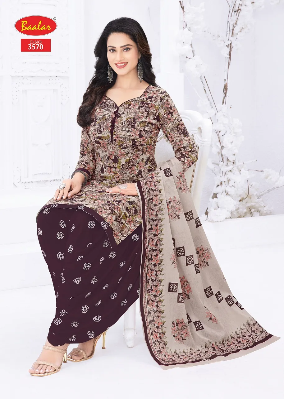 Baalar Zaara Patiyala Vol 35 Unstitched Suits