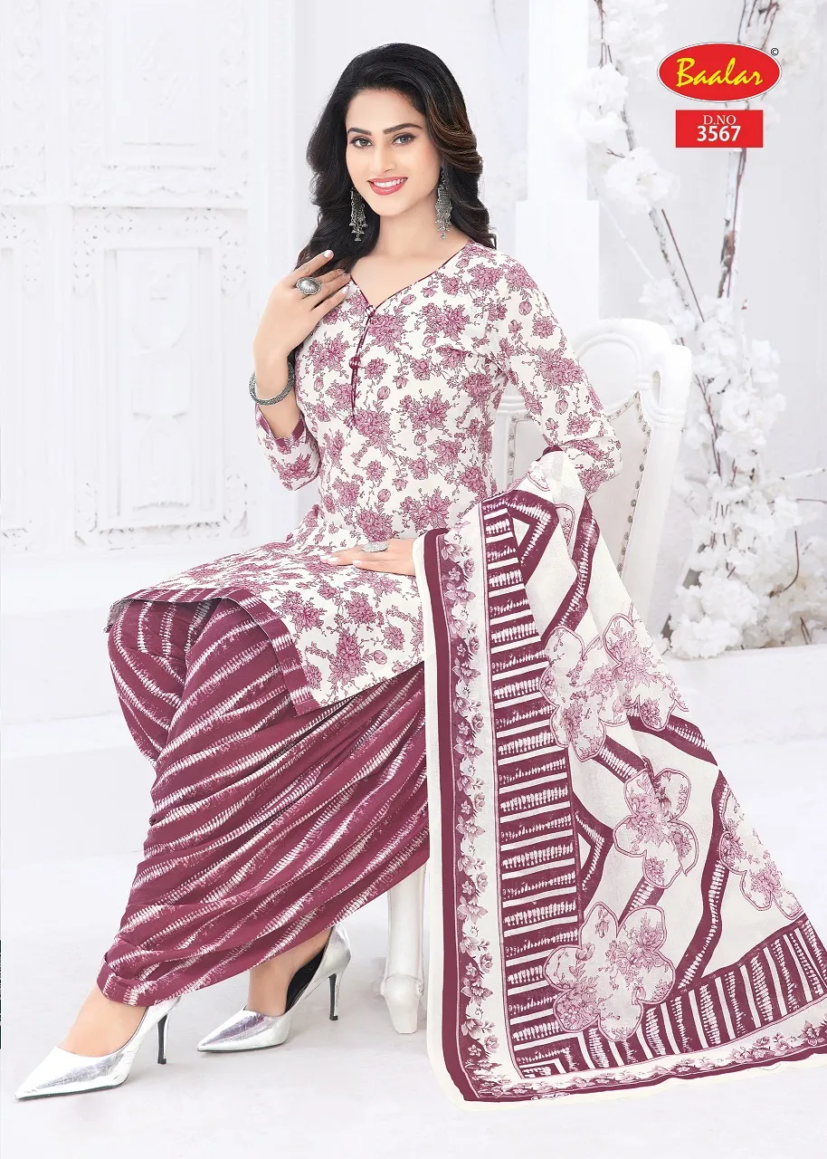 Baalar Zaara Patiyala Vol 35 Unstitched Suits