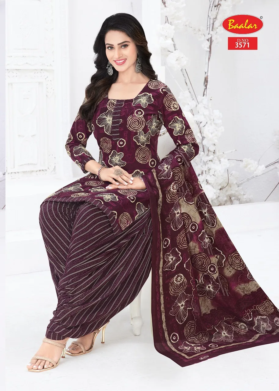 Baalar Zaara Patiyala Vol 35 Unstitched Suits