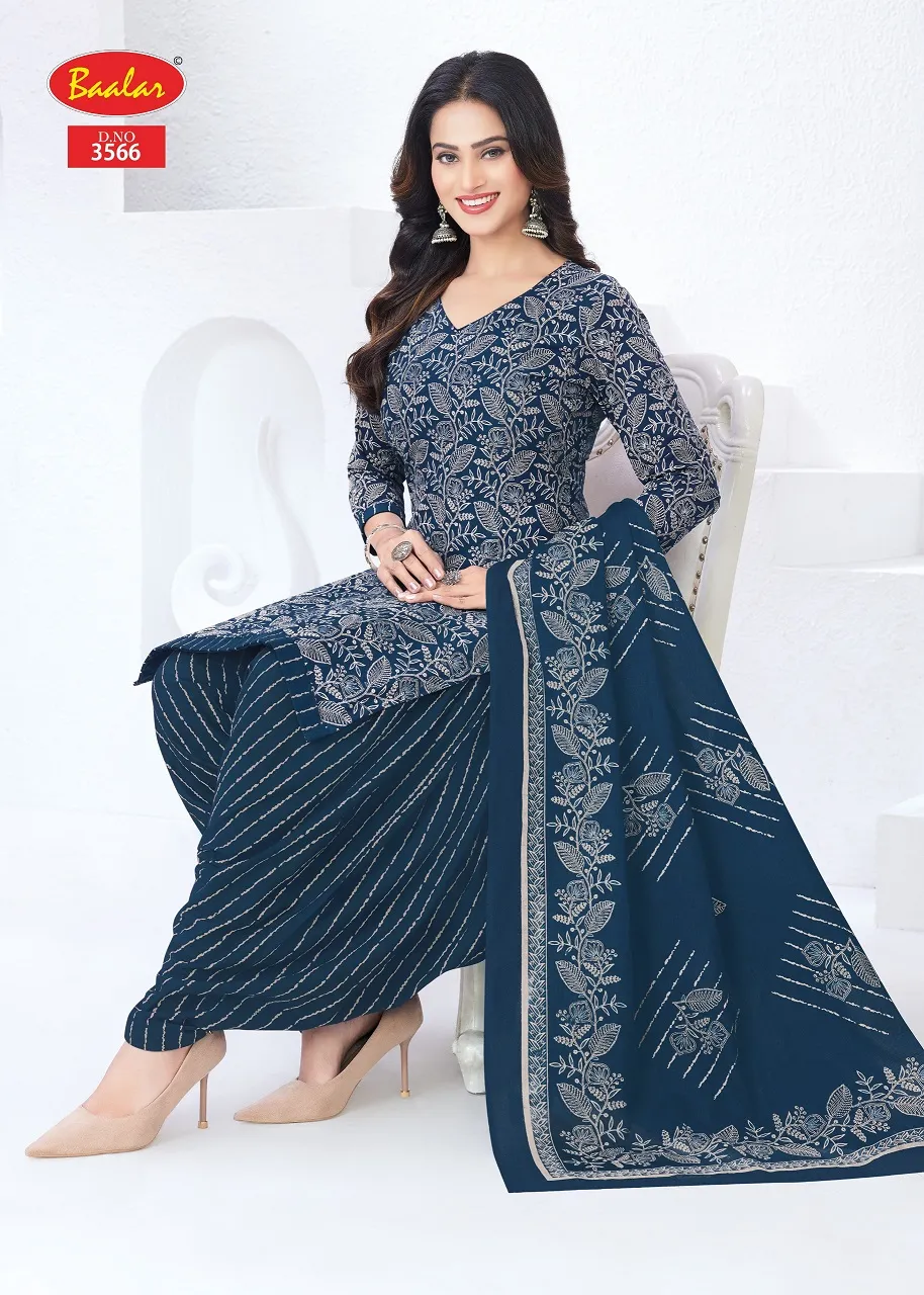 Baalar Zaara Patiyala Vol 35 Unstitched Suits