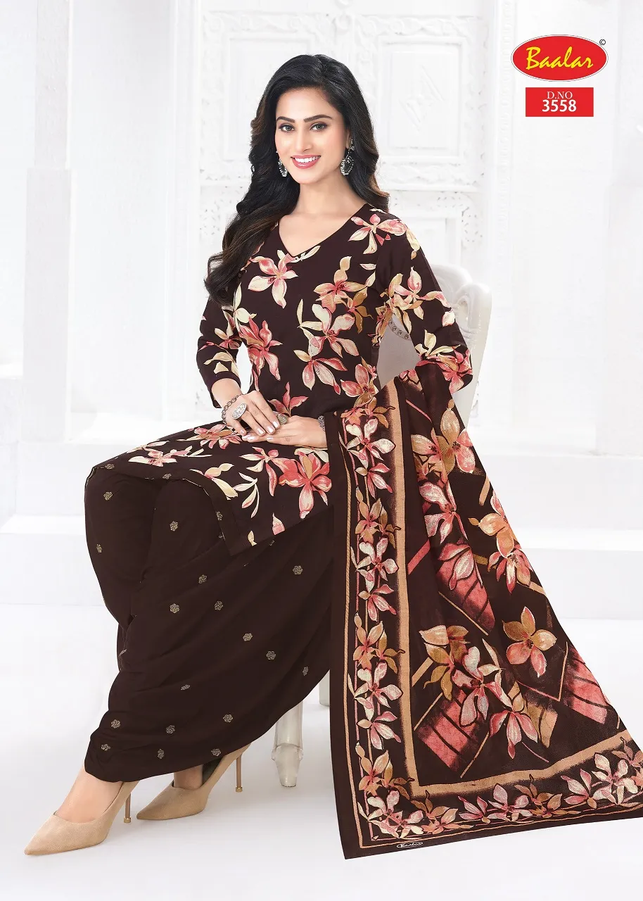 Baalar Zaara Patiyala Vol 35 Unstitched Suits