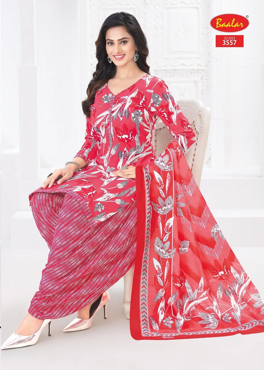 Baalar Zaara Patiyala Vol 35 Unstitched Suits