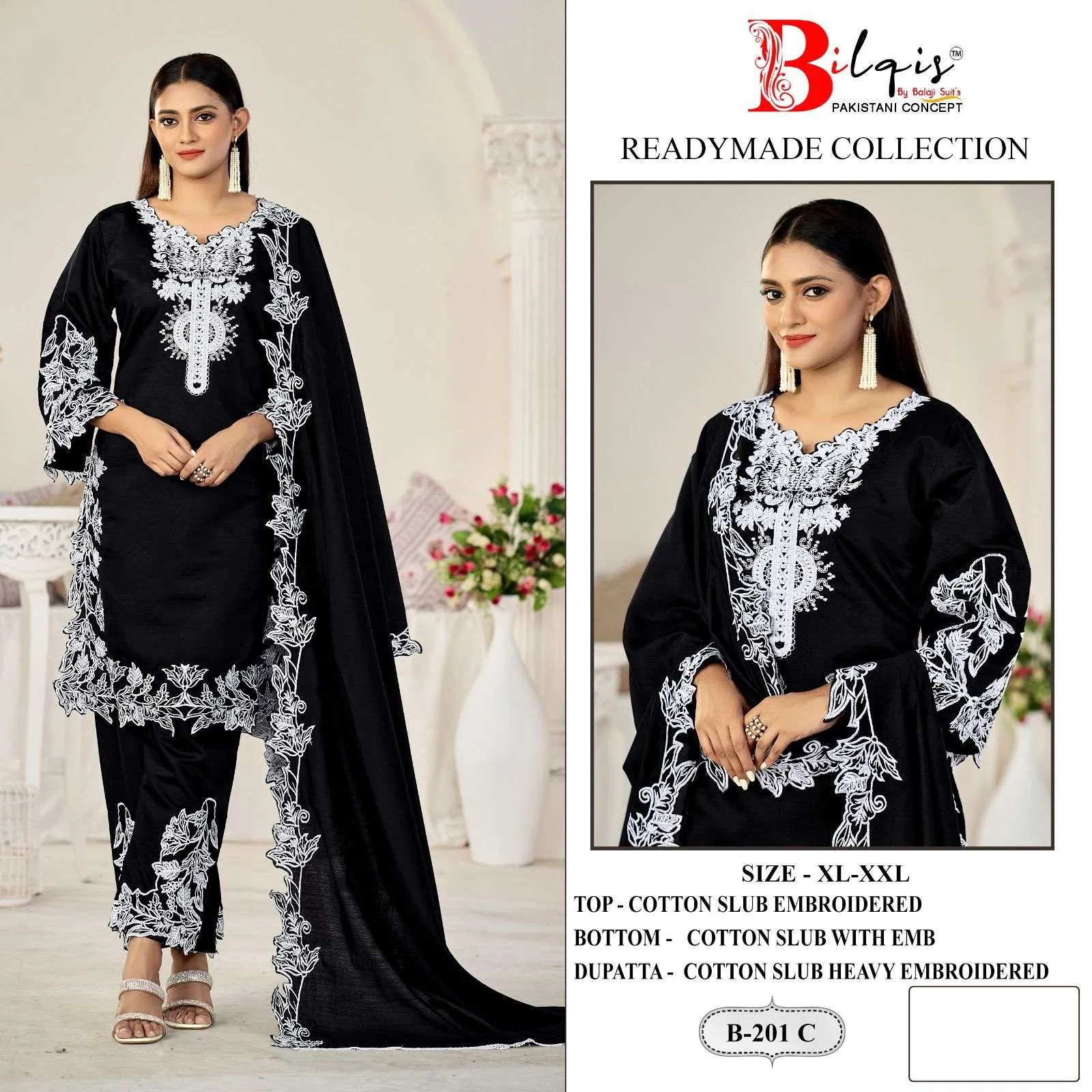 Bilqistm B 201 Pakistani Readymade Suits