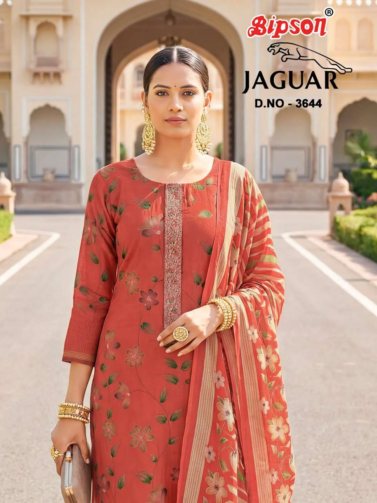 Bipson Jaguar 3644 Semi Stitched Suits