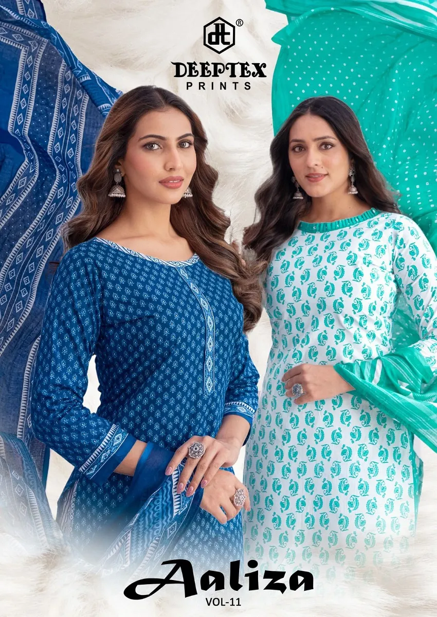 Deeptex Aaliza Vol 11 Unstitched Suits