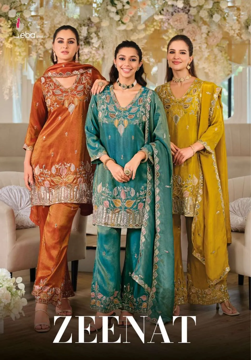 Eba Lifestyle Zeenat Readymade Suits