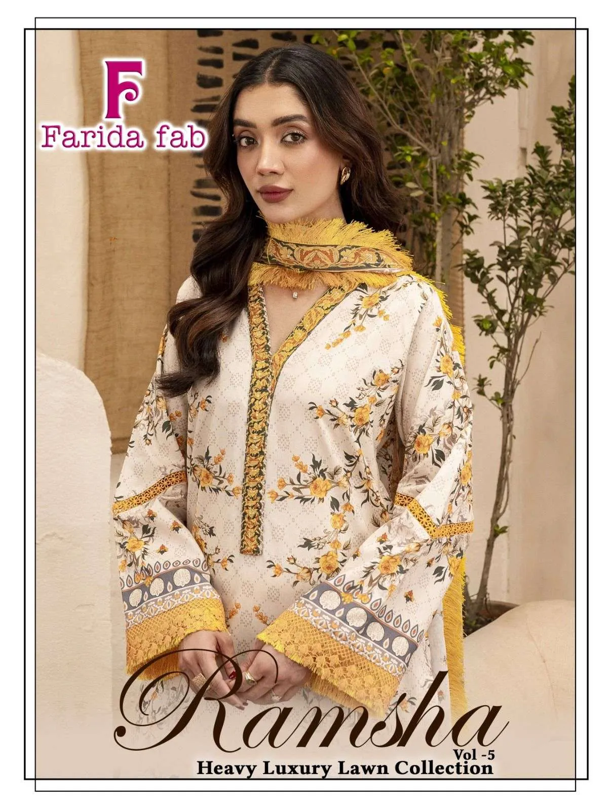 Farida Fab Ramsha Vol 5 Stitched Suits