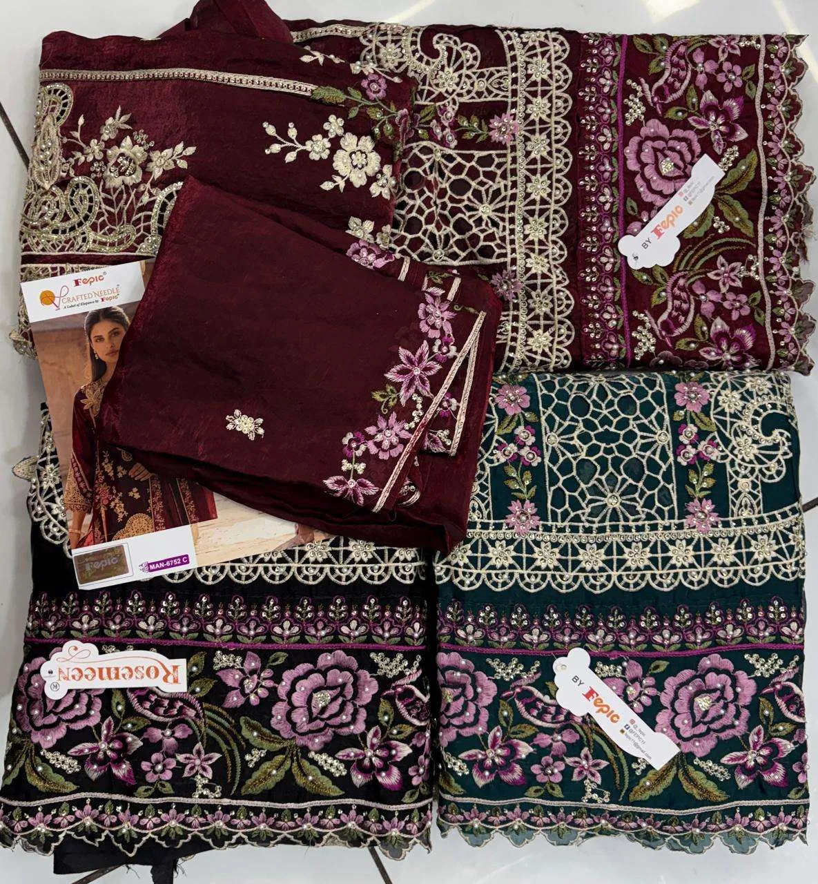 Fepic Rosemeen Man 6752 Pakistani Suits