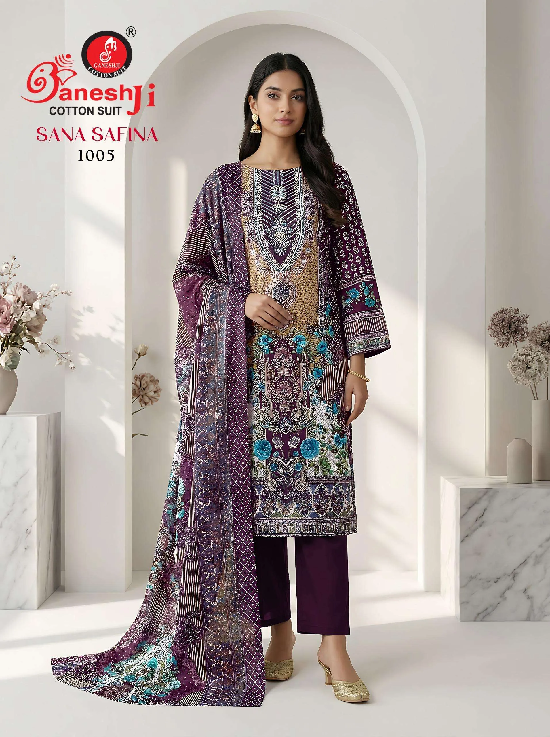 Ganeshji Sana Safina Vol 1 Stitched Suits