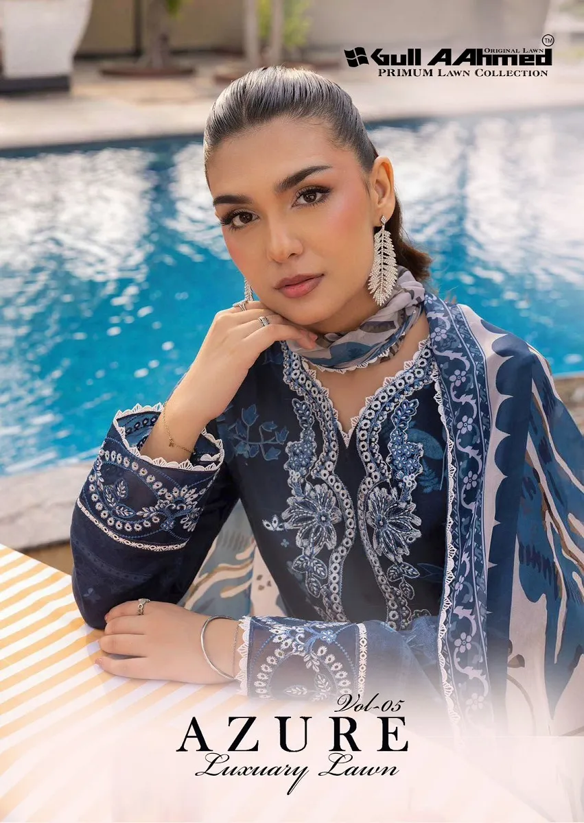 Gullahmed Azure Vol 5 Unstitched Suits