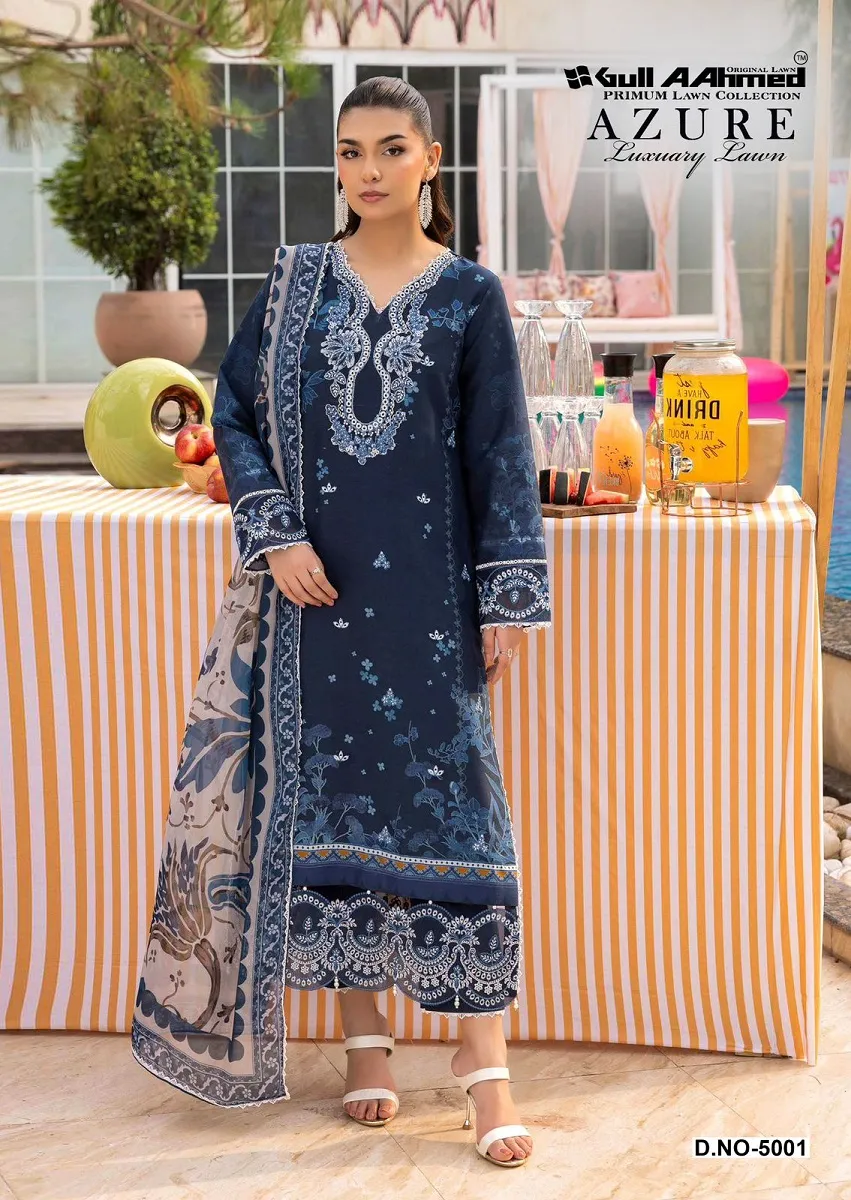 Gullahmed Azure Vol 5 Unstitched Suits