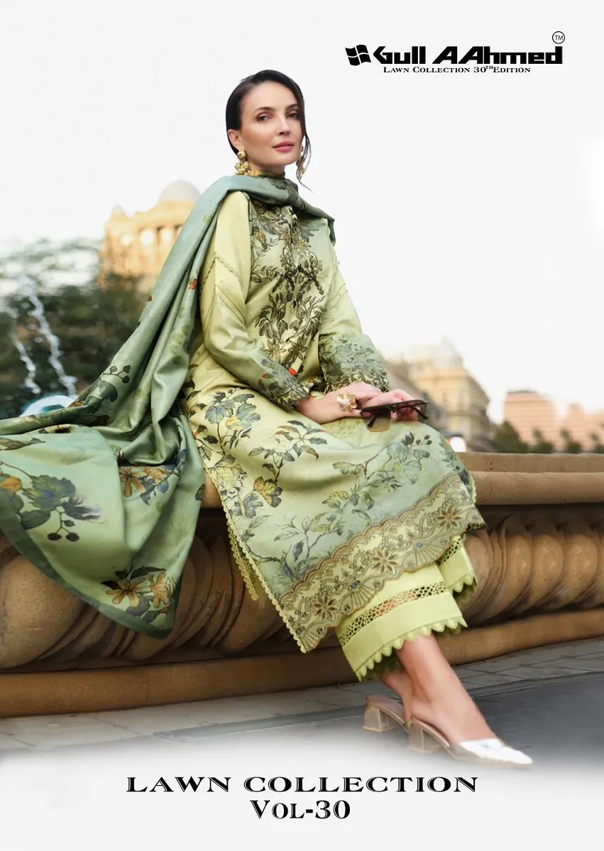 gullAhmed Lawn Vol 30 Unstitched Suits