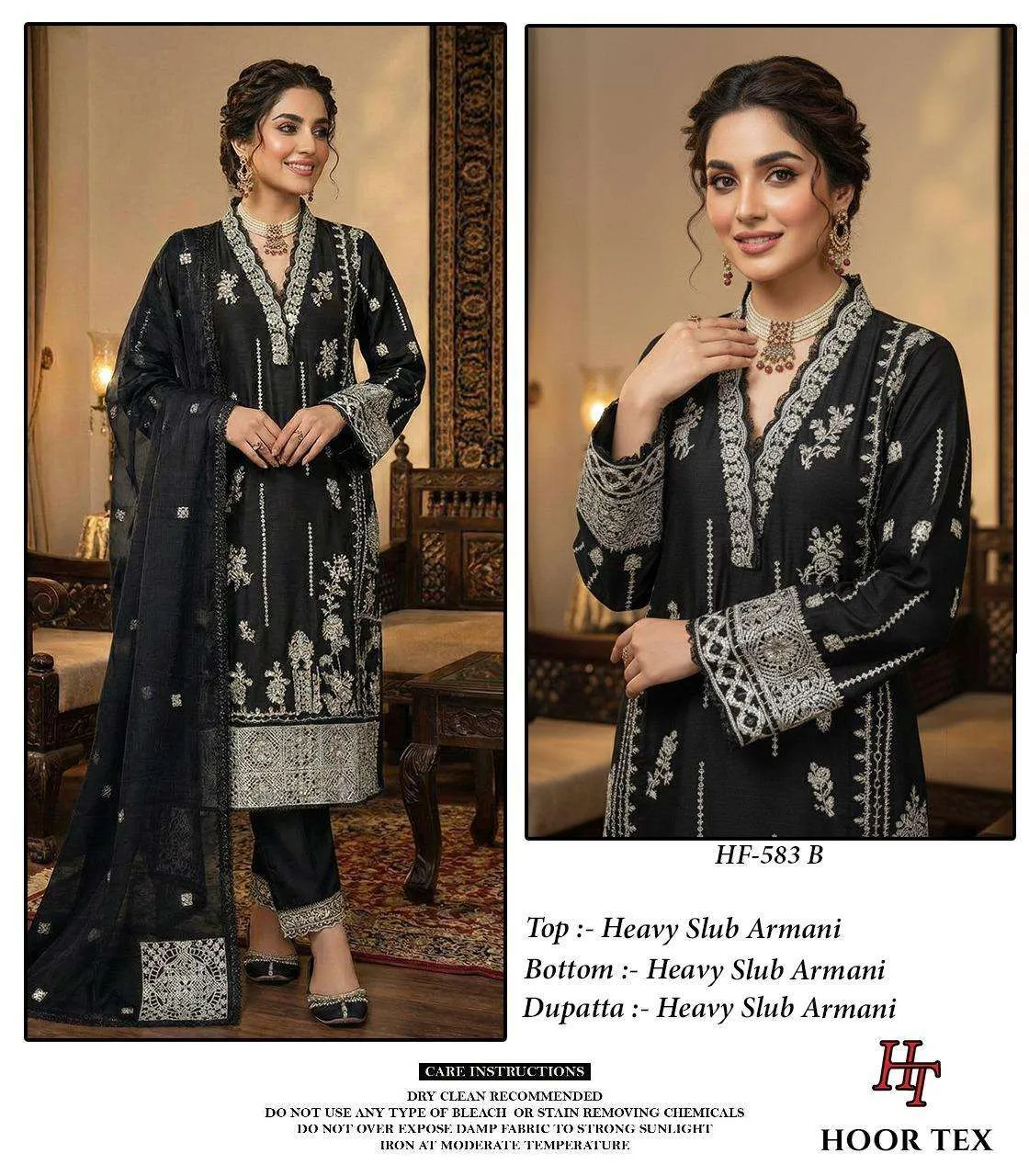Hoor Tex Hf 583 Pakistani Readymade Suits