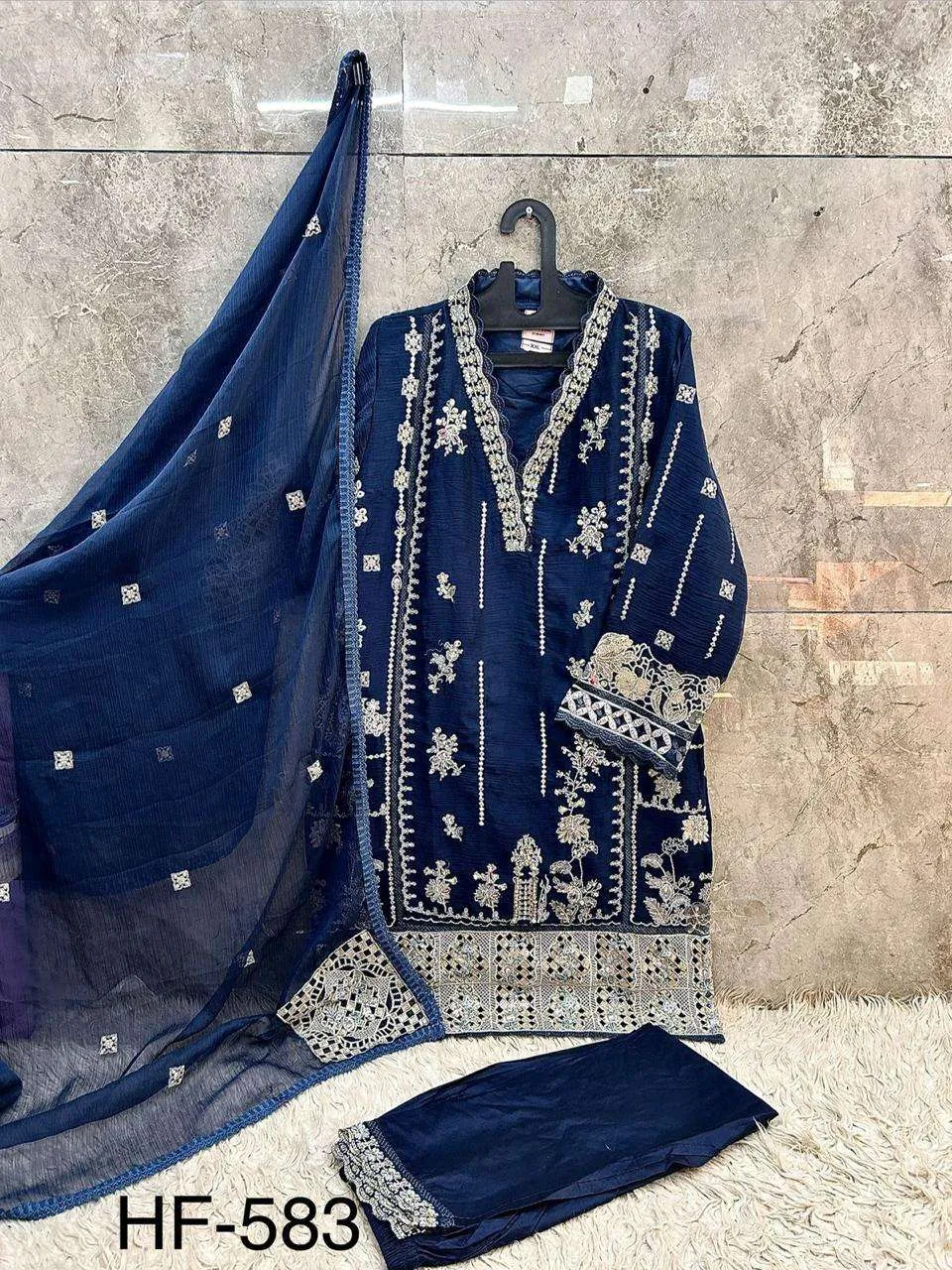 Hoor Tex Hf 583 Pakistani Readymade Suits
