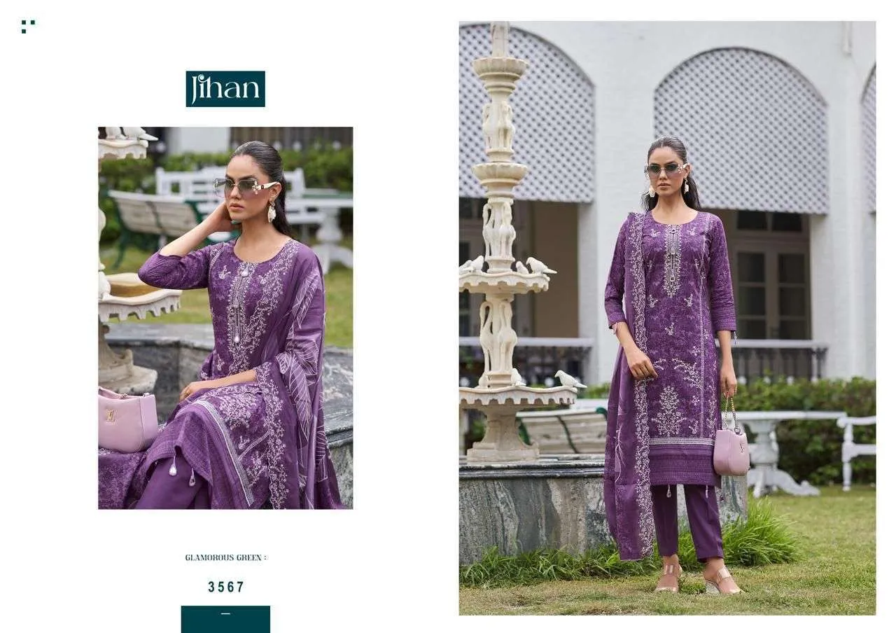 Jihan Bin Saeed Lawn Collection Vol 19 Pakistani Suits