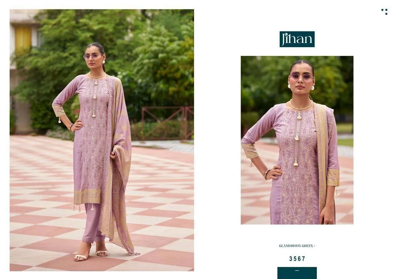 Jihan Bin Saeed Lawn Collection Vol 19 Pakistani Suits