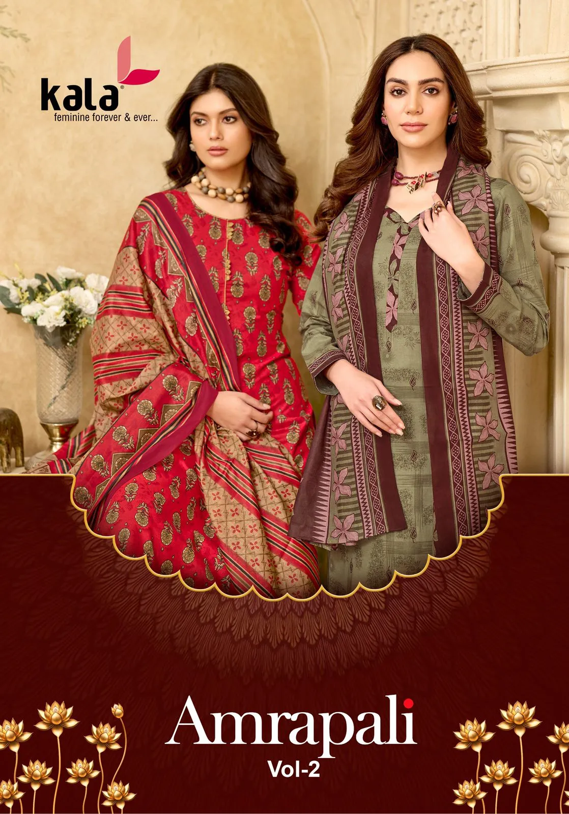 Kala Amrapali Vol 2 Unstitched Suits