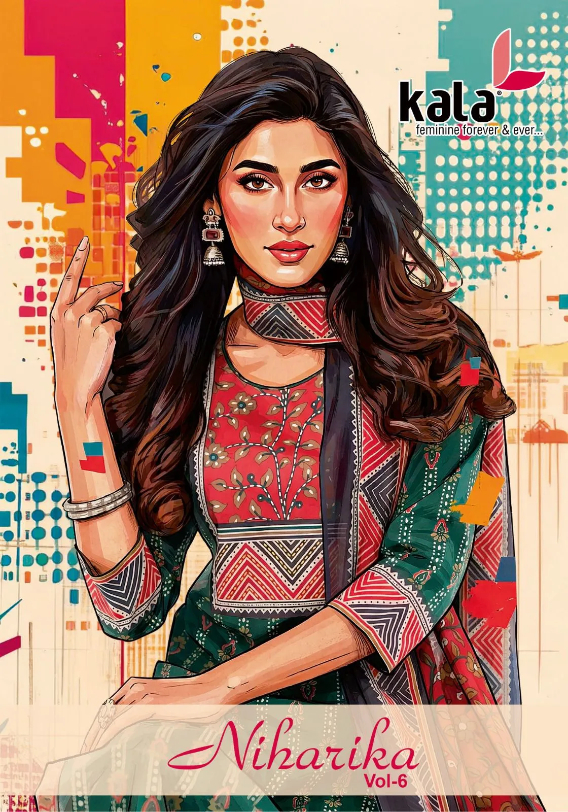 Kala Niharika Vol 6 Stitched Suits