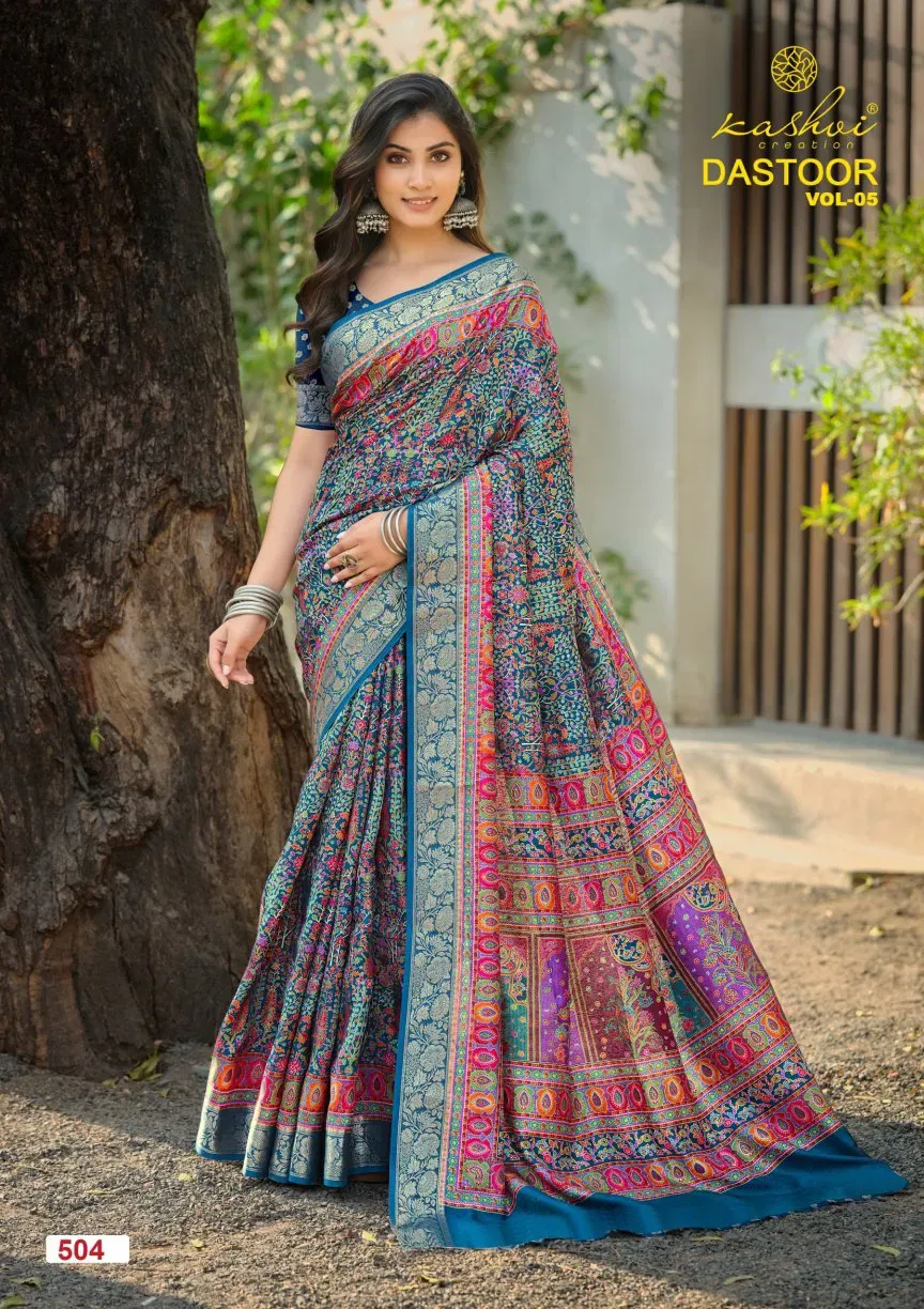 Kashvi Dastoor Vol 5 Viscose Casual Wear Saree Collection Sarees