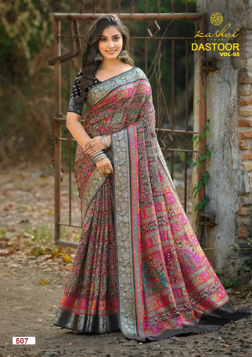 Kashvi Dastoor Vol 5 Viscose Casual Wear Saree Collection Sarees