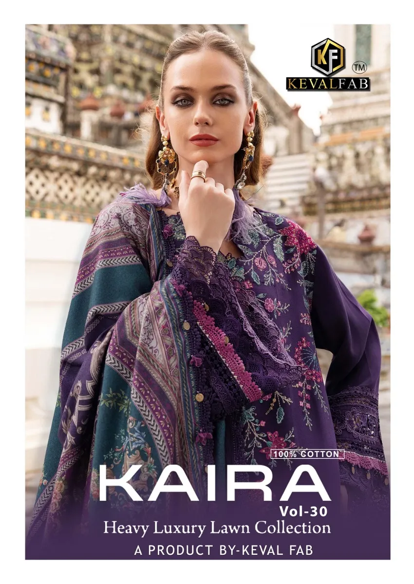 Keval Kaira Vol 30 Unstitched Suits