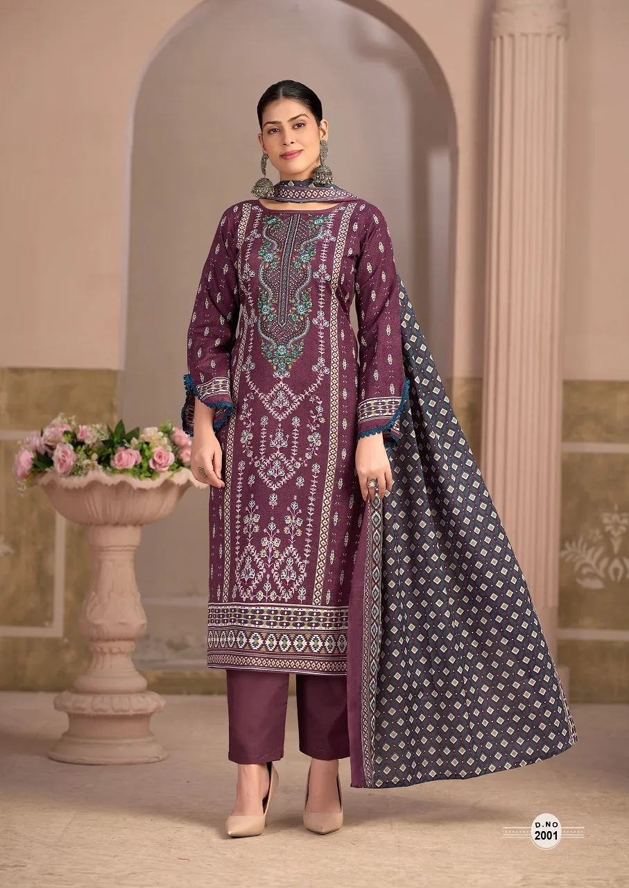 Keval Muzlin Vol 2 Unstitched Suits