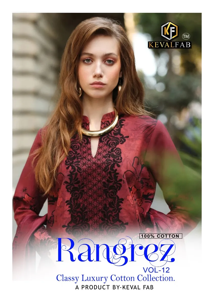 Keval Rangrez Vol 12 Unstitched Suits